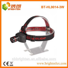 Factory supply 3 modes adjustable focus zoom led headlights headlamp, cree led headlight 160lm